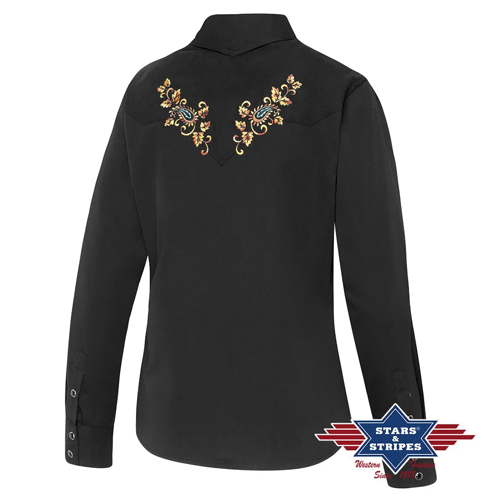 Cara Ladies Western Blouse