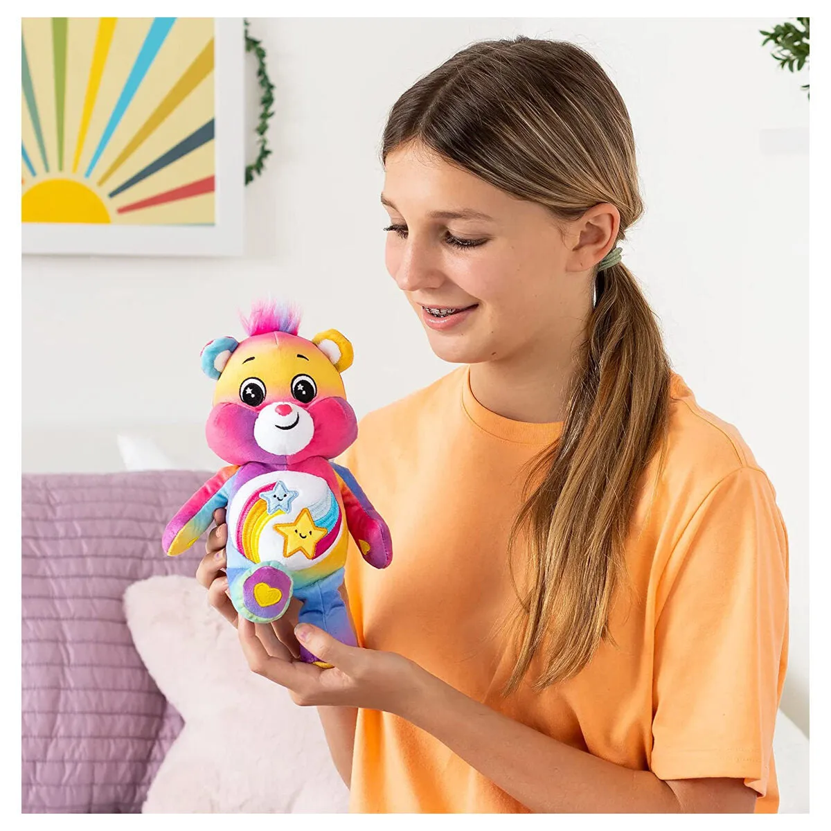 Care Bears Dare To Care Bear Basic Bean 22cm Plush