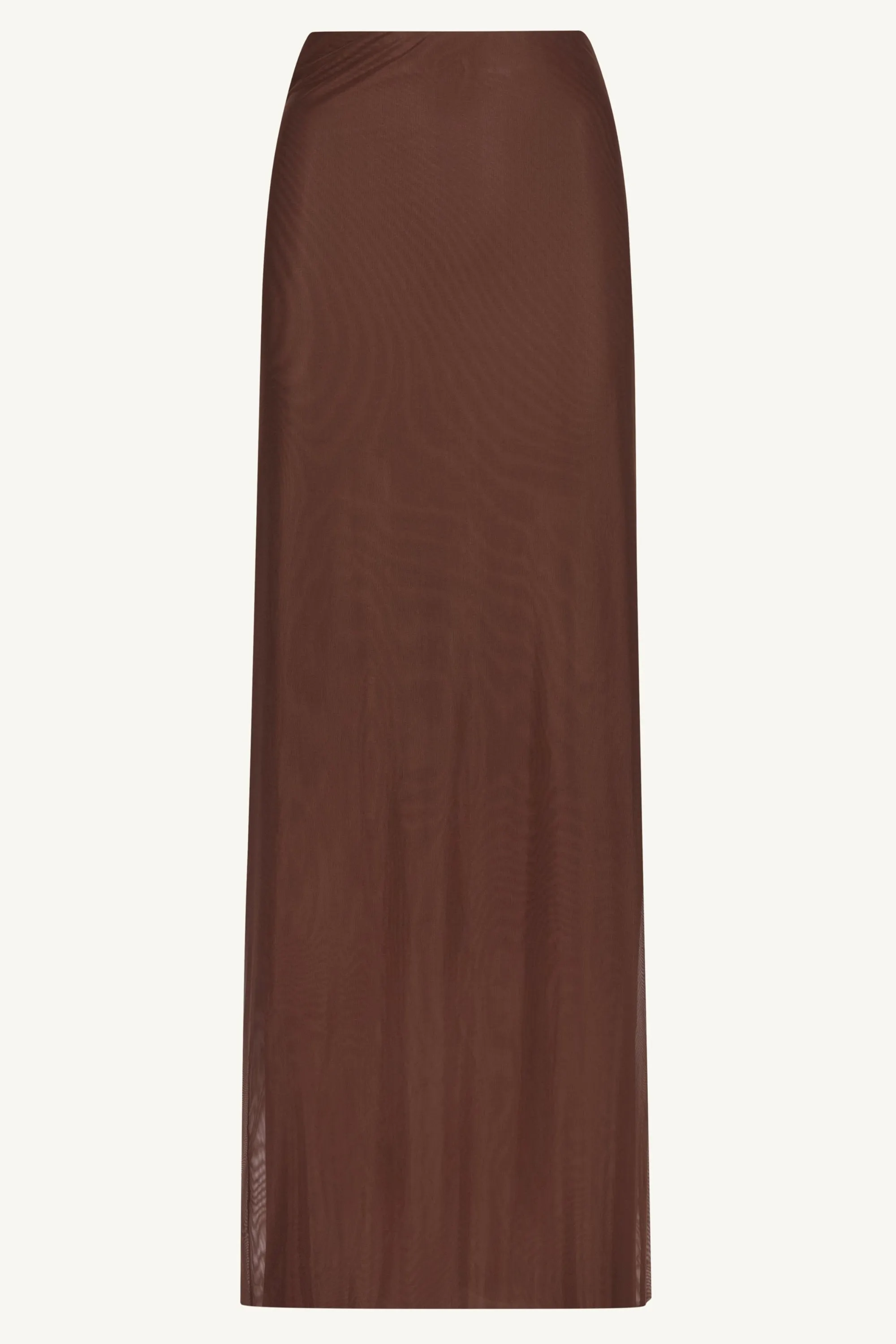 Carmela Mesh Maxi Skirt - Espresso