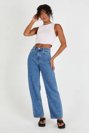 Carrie Vintage Blue Mid Daria Denim Jean