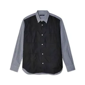 CDG Homme - Men's Shirt - (Navy/White)