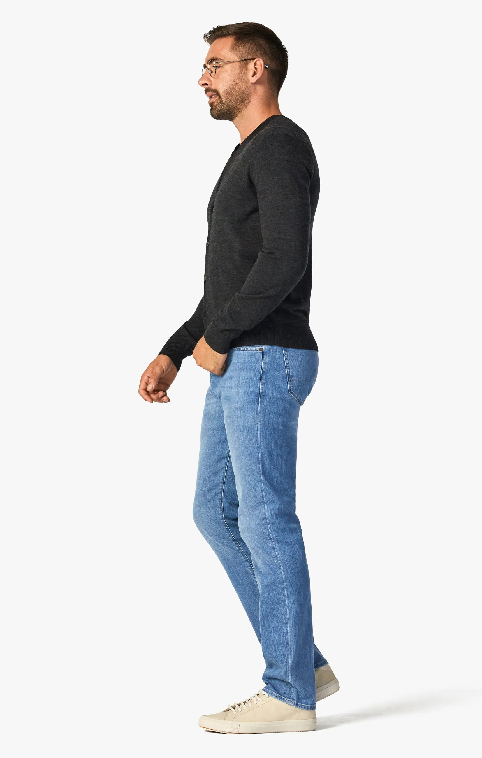 Charisma Relaxed Straight Jeans In Light Soft Denim