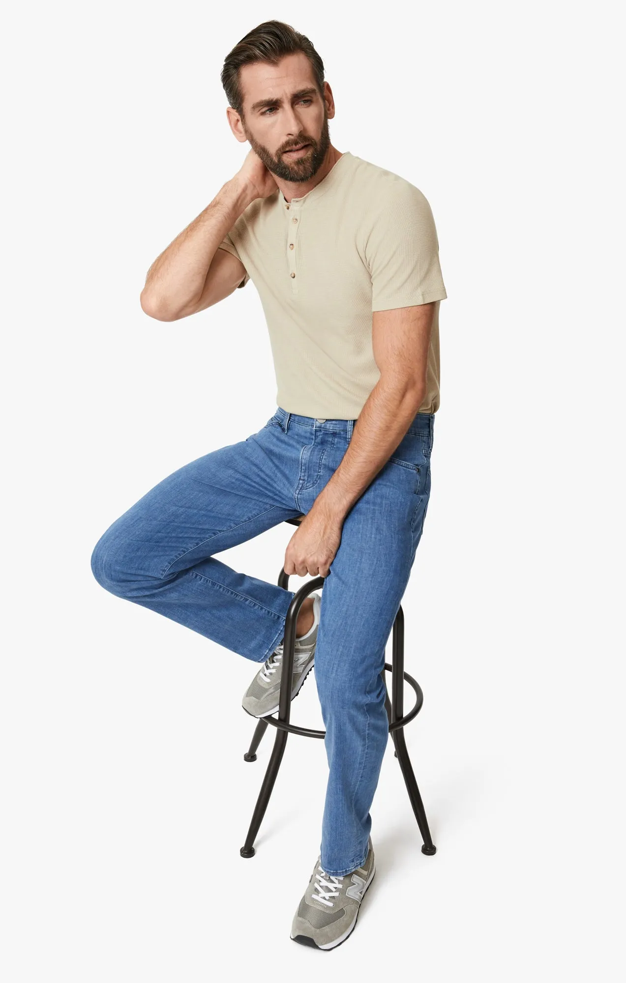 Charisma Relaxed Straight Leg Jeans In Light Kona