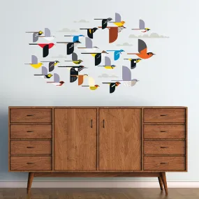 Charley Harper A Flock of Birds Wall Décor