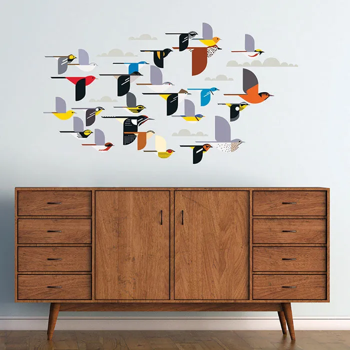 Charley Harper A Flock of Birds Wall Décor