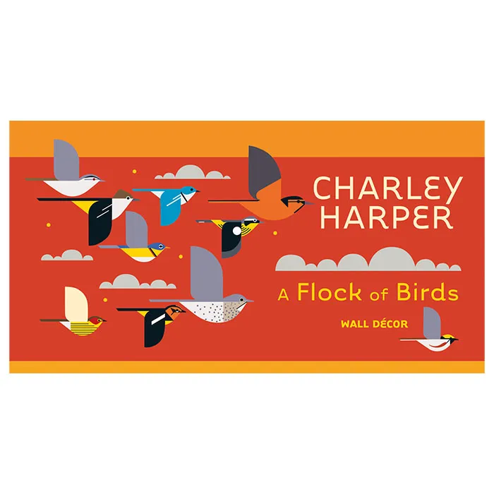 Charley Harper A Flock of Birds Wall Décor