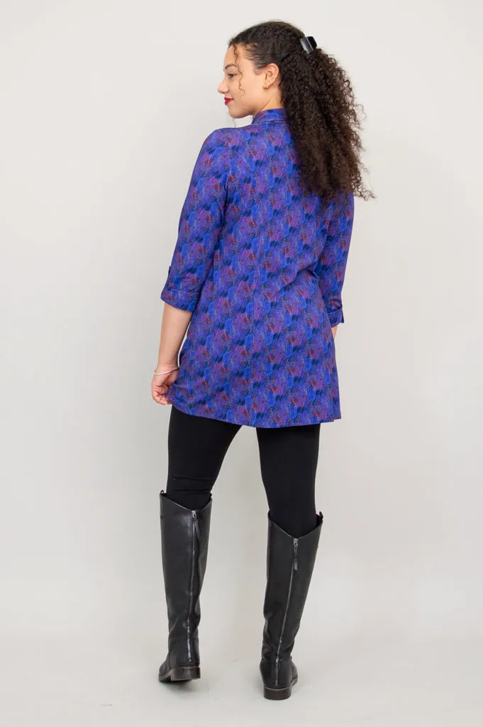 Charlie Tunic, Brushwork, Bamboo - Final Sale