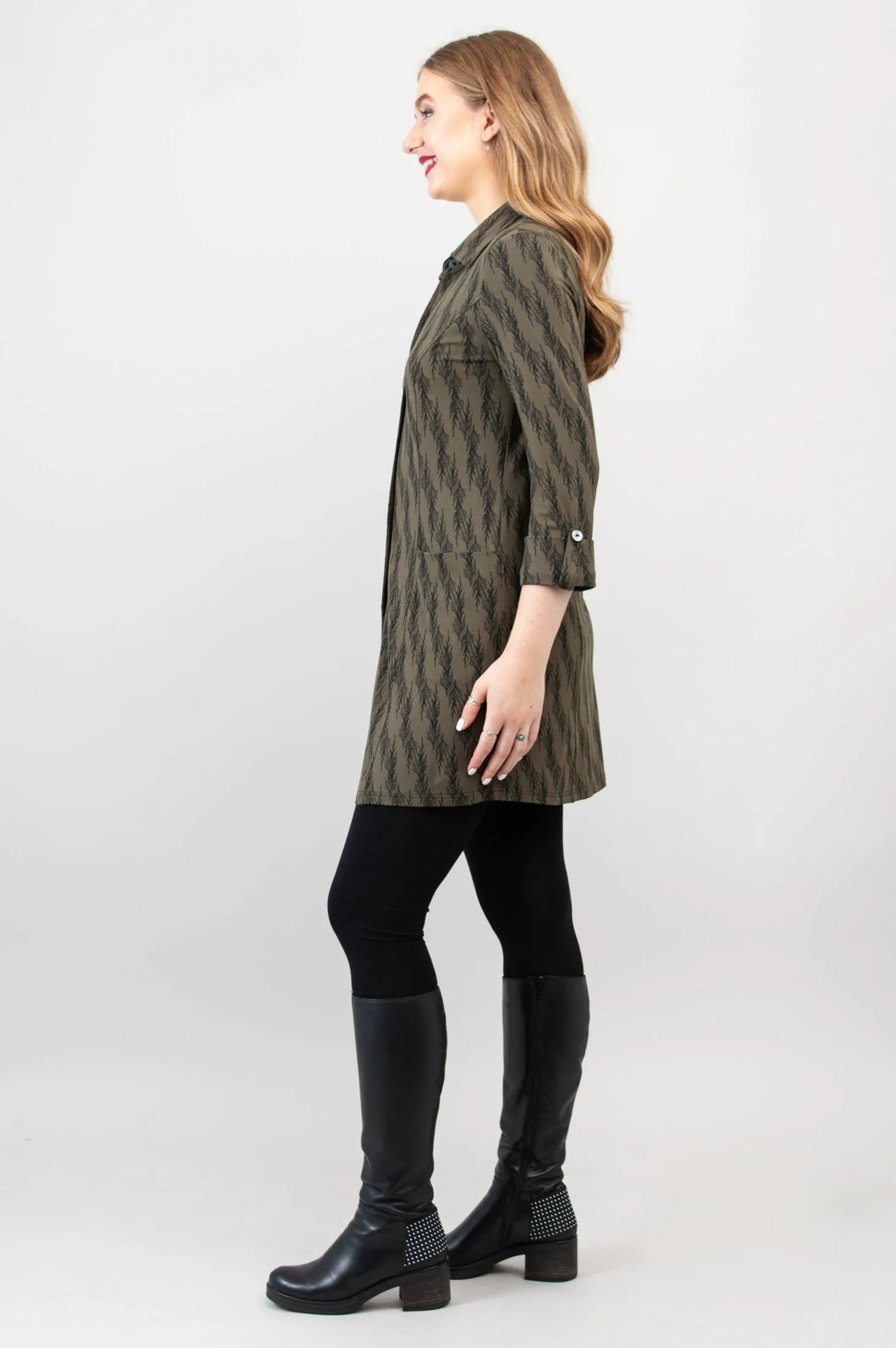 Charlie Tunic, Cedar Forest, Bamboo - Final Sale