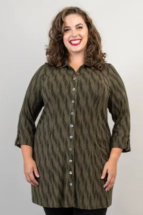 Charlie Tunic, Cedar Forest, Bamboo - Final Sale