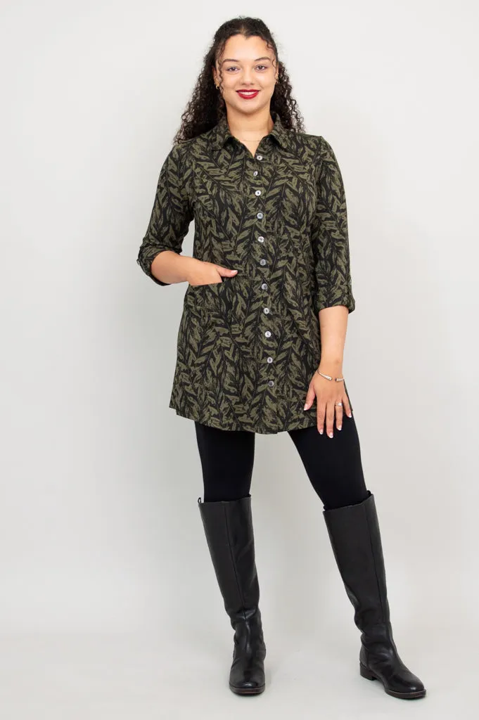 Charlie Tunic, Greenwood, Bamboo - Final Sale