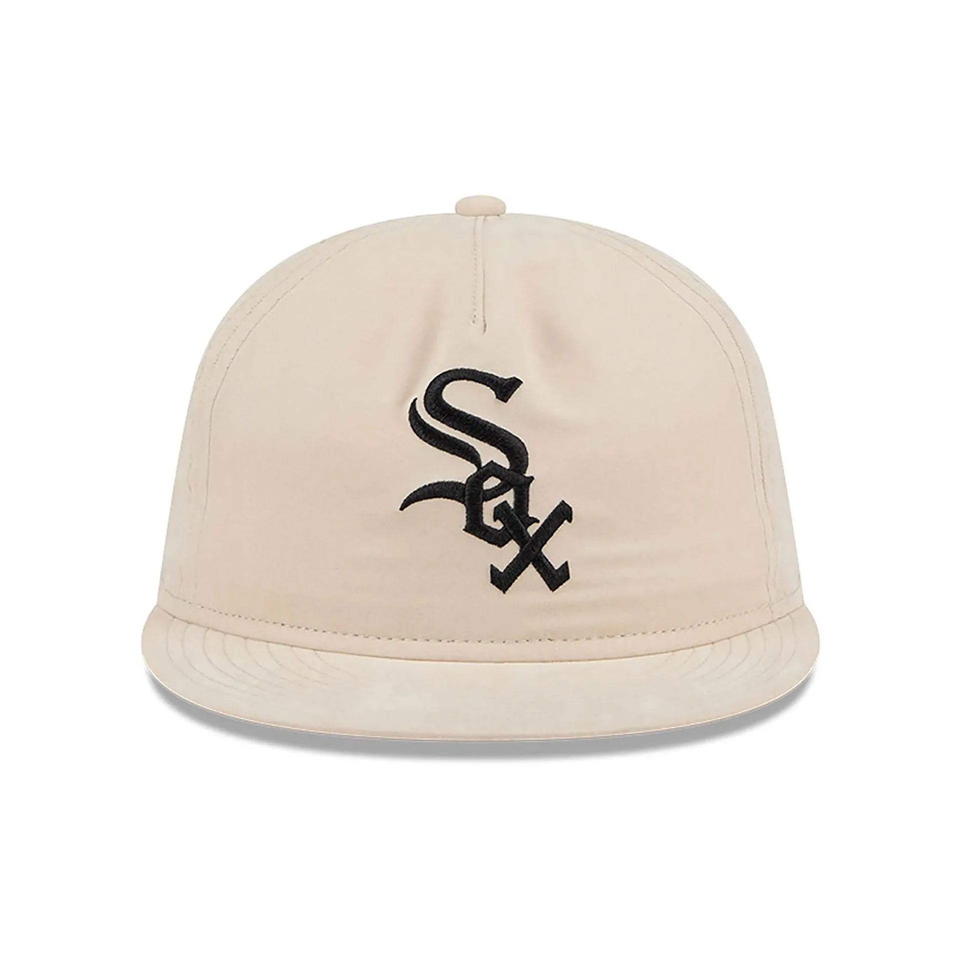 Chicago White Sox Brushed Nylon Light Beige Retro Crown 9FIFTY Strapback Cap