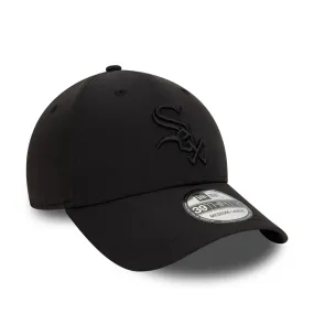 Chicago White Sox Tech Nylon Black 39THIRTY Stretch Fit Cap