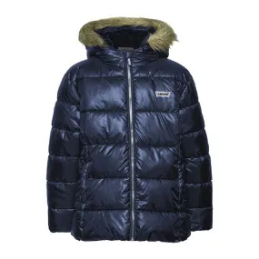 Children's Sports Jacket Levi's Fur Puffer Girl Dark blue