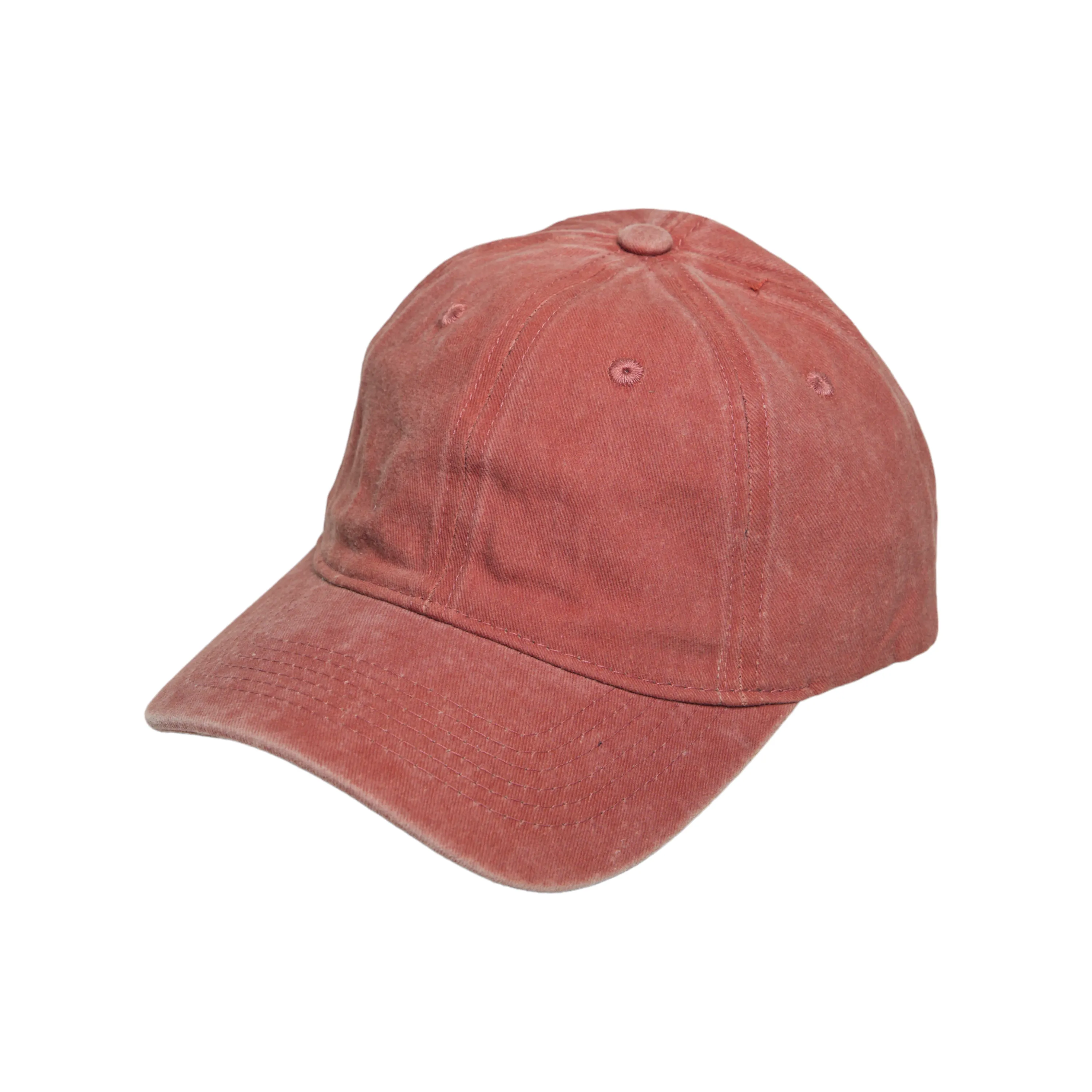 Chokore Blank Washed Baseball Cap (Orange)