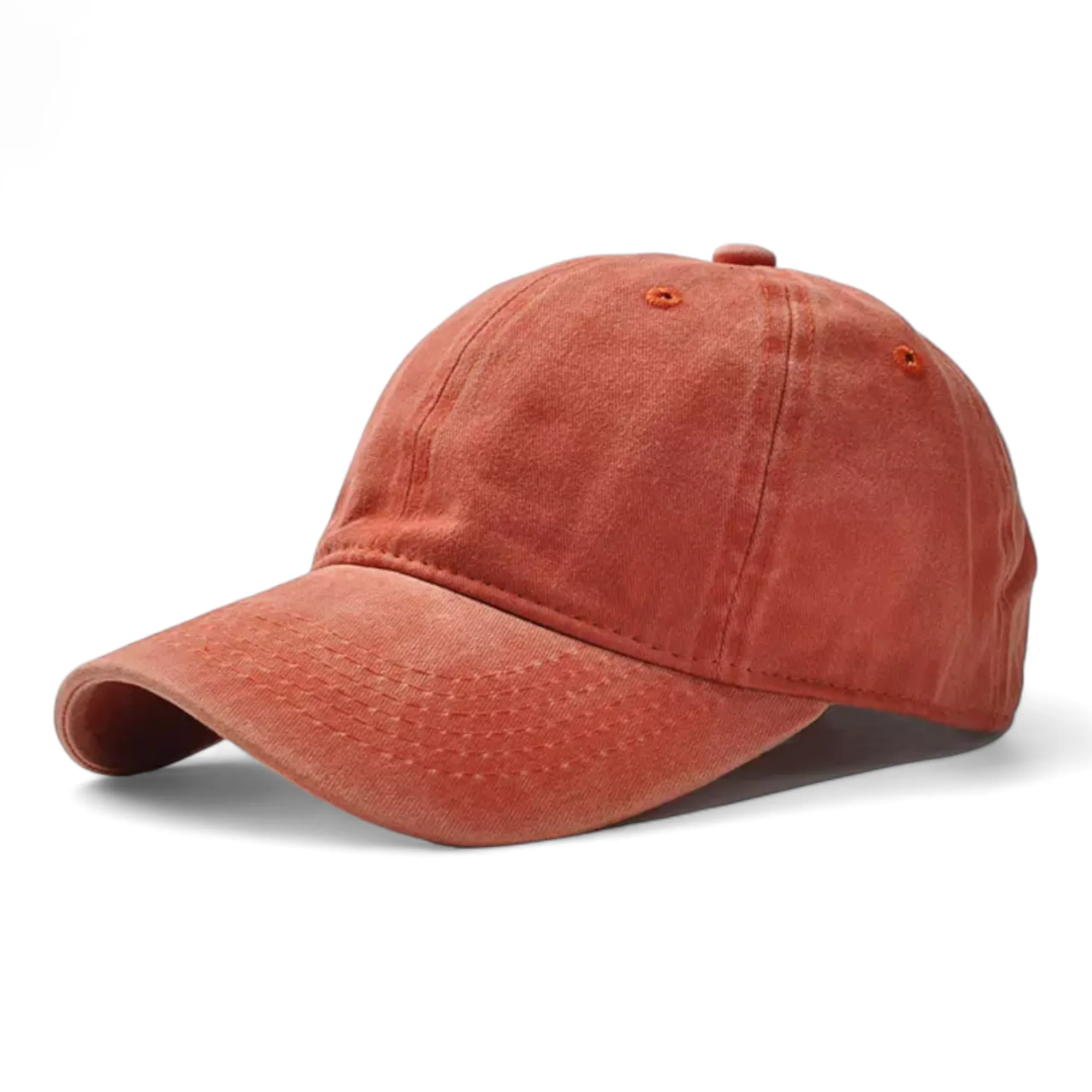 Chokore Blank Washed Baseball Cap (Orange)