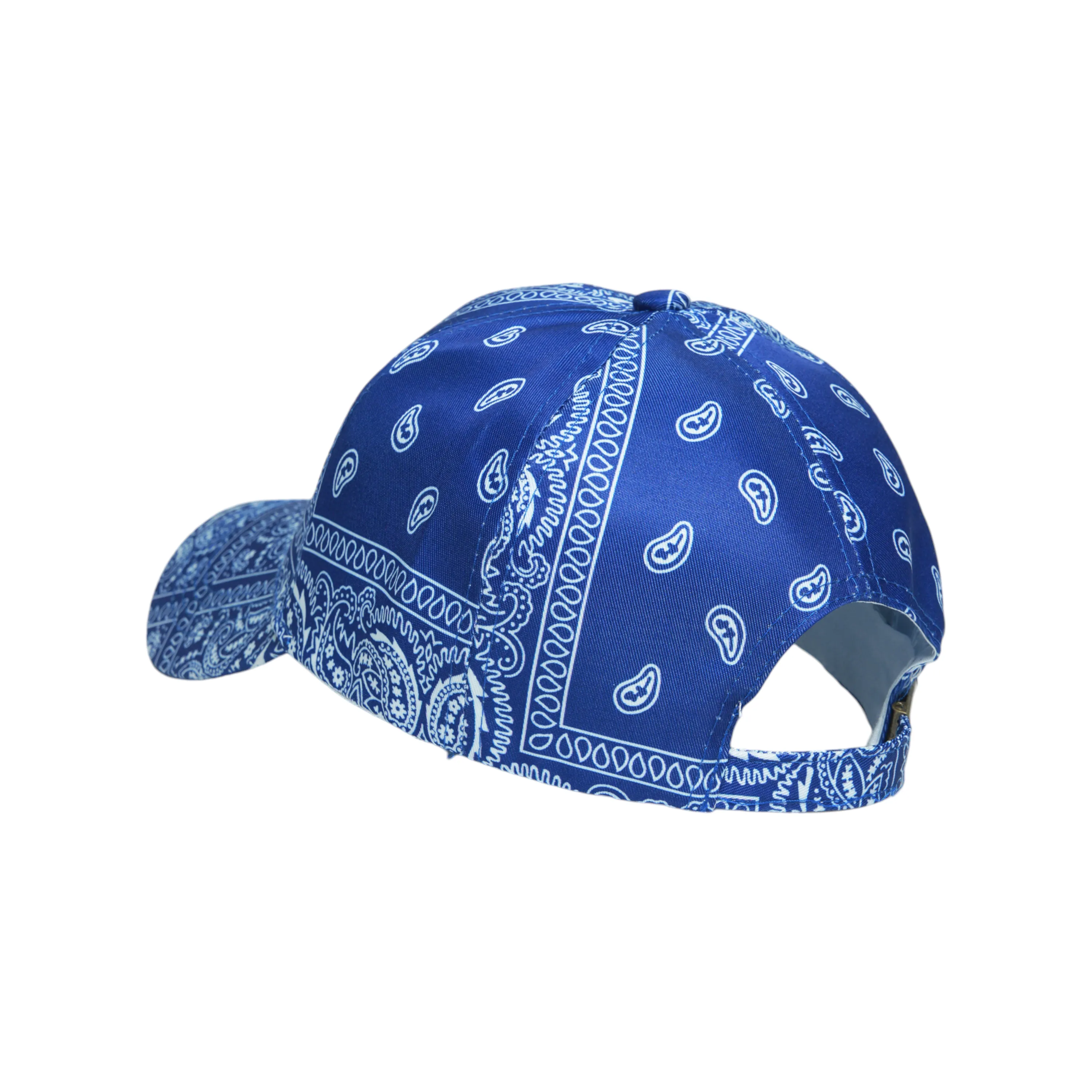 Chokore Paisley Print Baseball Cap (Navy Blue)