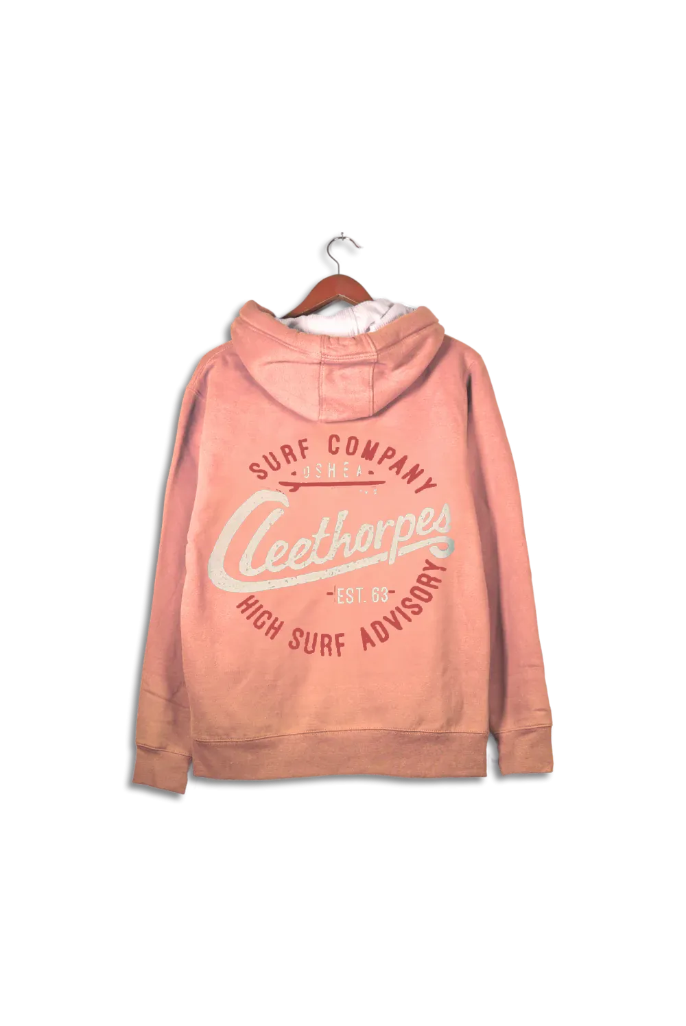 CLEETHORPES NEW PEACH  - HIGH SURF - HOODIE