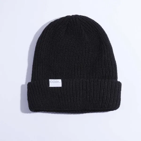 Coal The Stanley Soft Knit Cuff Beanie Black