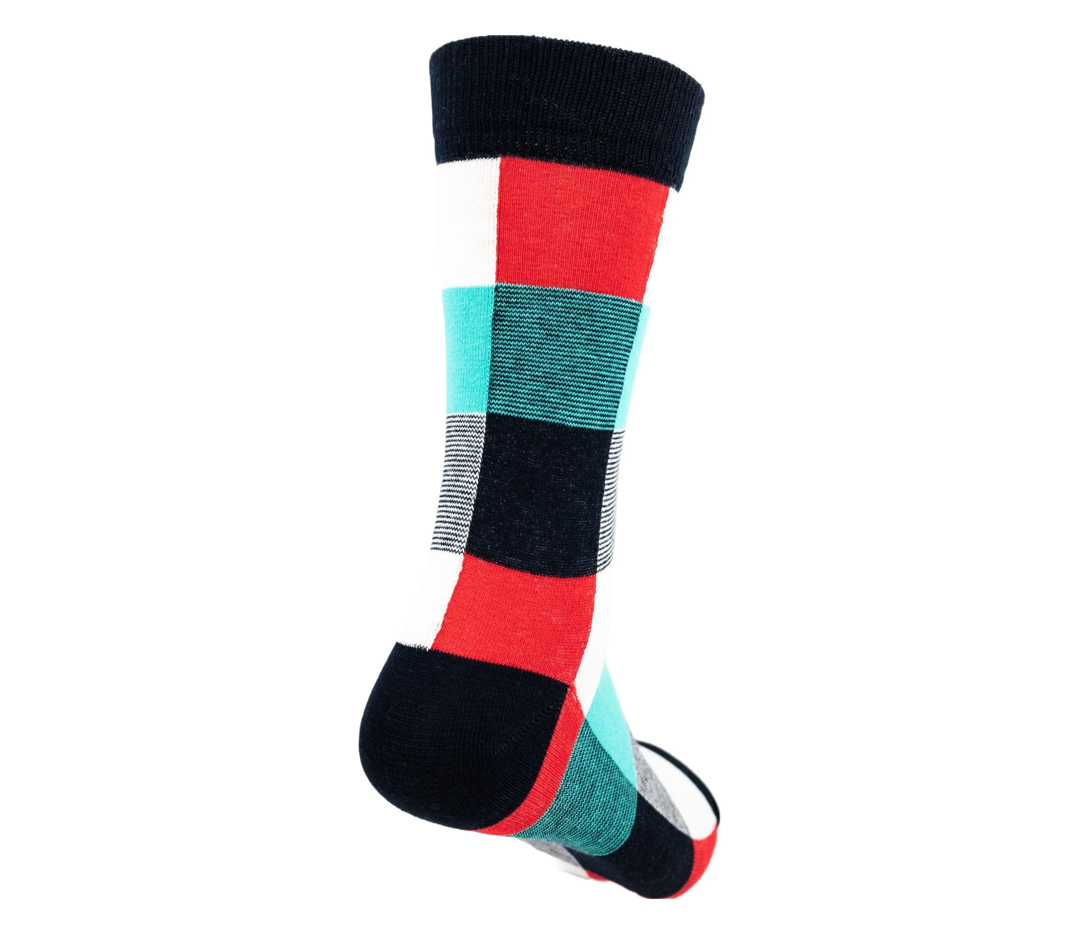 Colorful Plaid Patterned Socks from the Sock Panda (Adult Large - Men's Shoe Sizes 8-12)