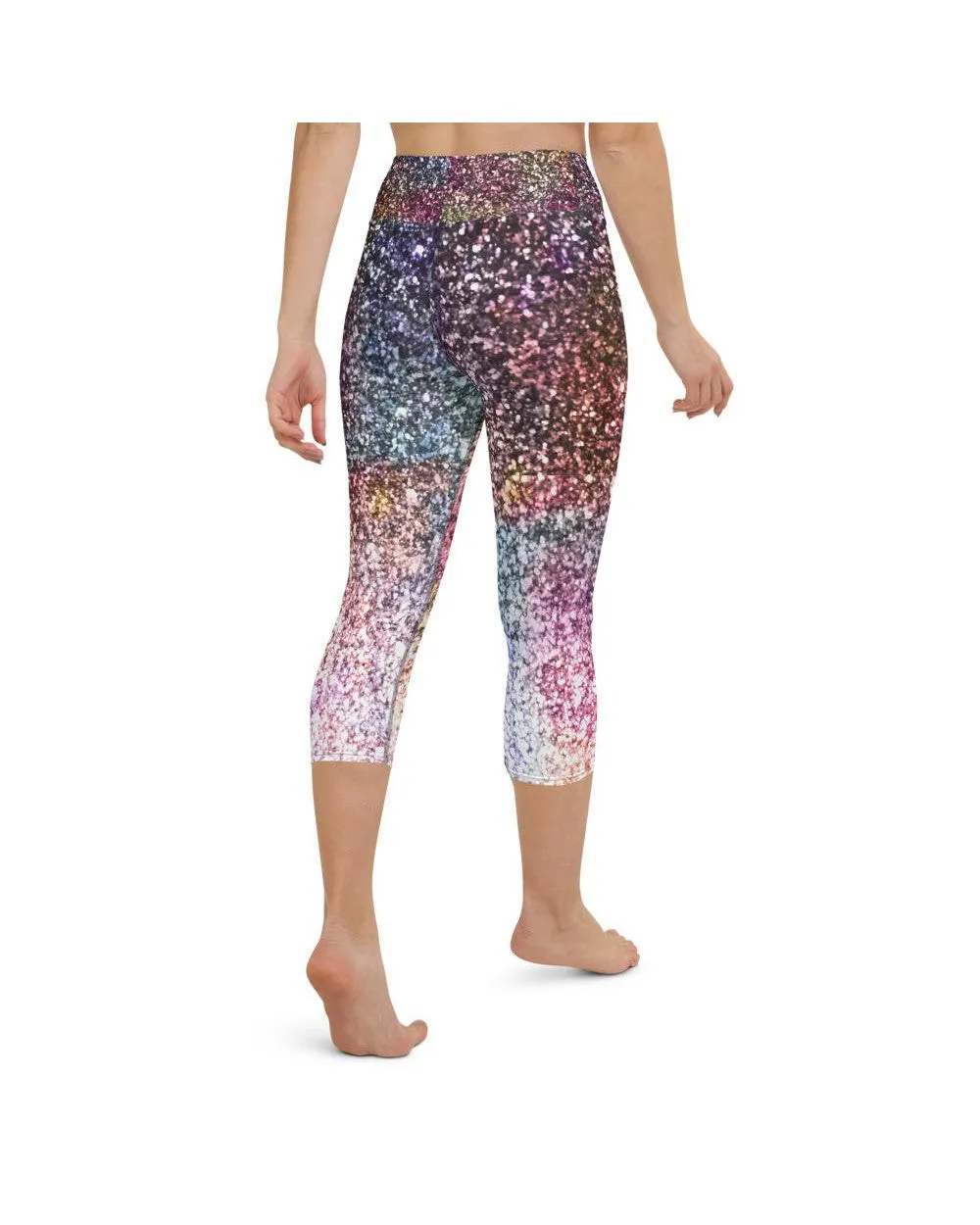 Colorful Sparkles Yoga Capris