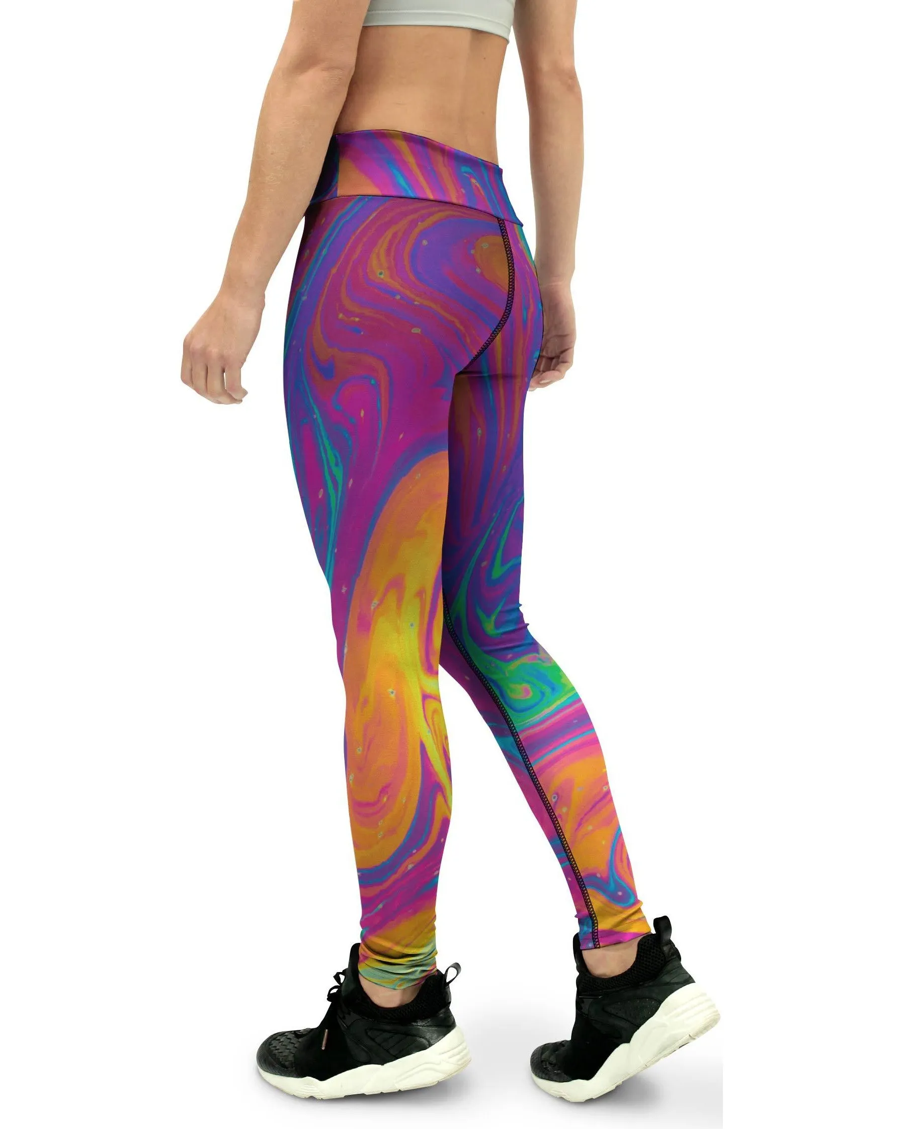 Colorful Splash Yoga Pants