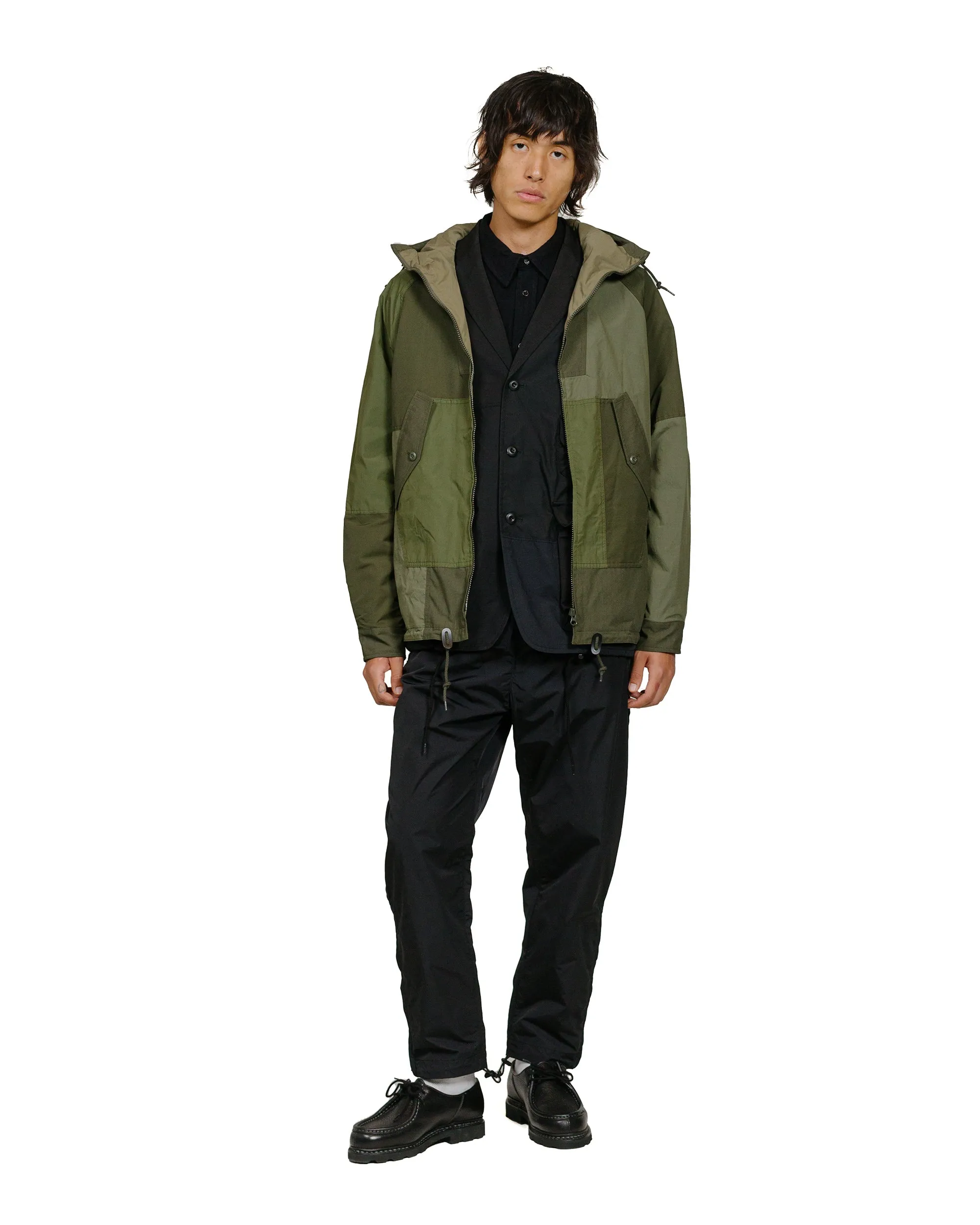 Comme des Garçons HOMME Patchwork Parka Khaki Mix