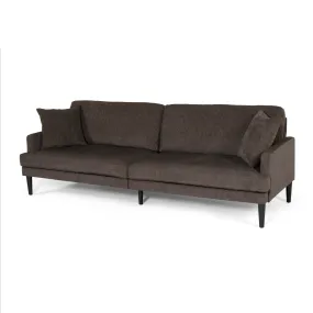 Contemporary 3 Seater Fabric Sofa with Accent Pillows - NH899213