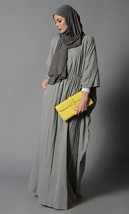 Cotton Kaftan with Elastic Waist