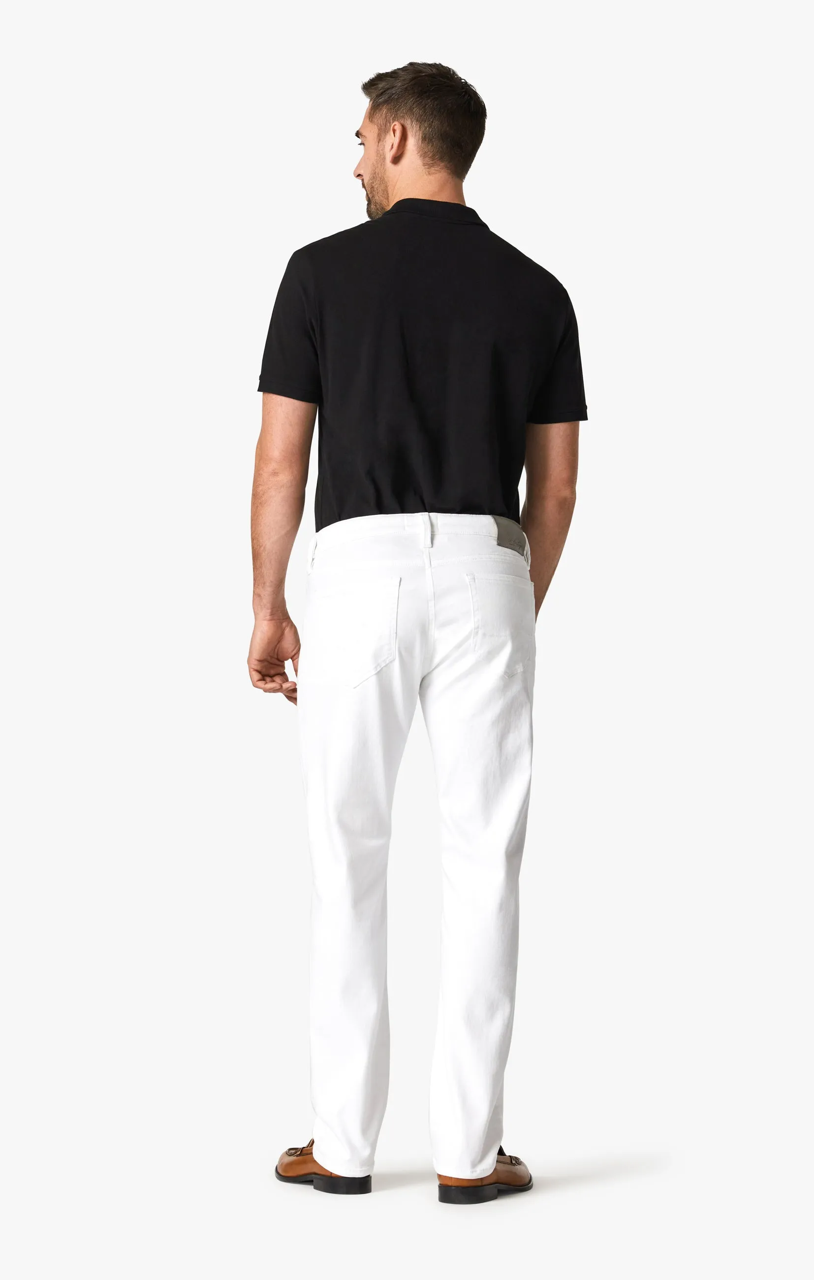 Courage Straight Leg Pants In Double White Comfort