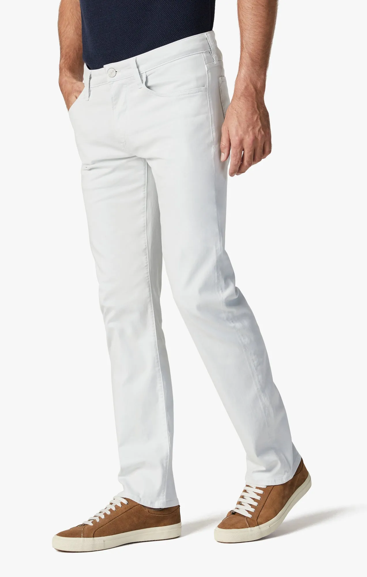 Courage Straight Leg Pants In Stone Twill