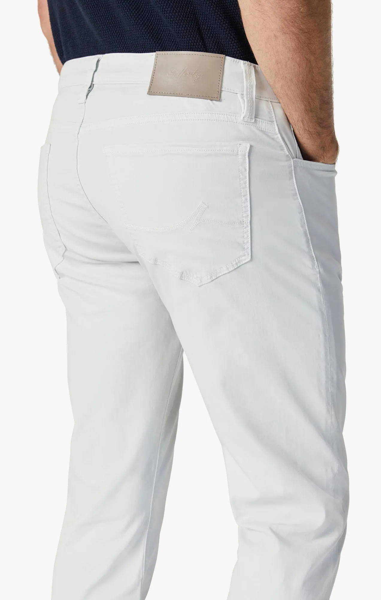 Courage Straight Leg Pants In Stone Twill