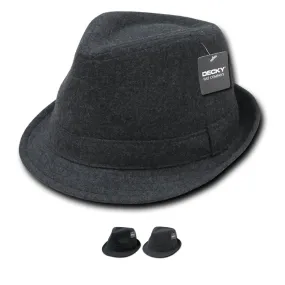 Decky 555 - Melton Wool Fedora Hat, Lunada Bay 555 - CASE Pricing