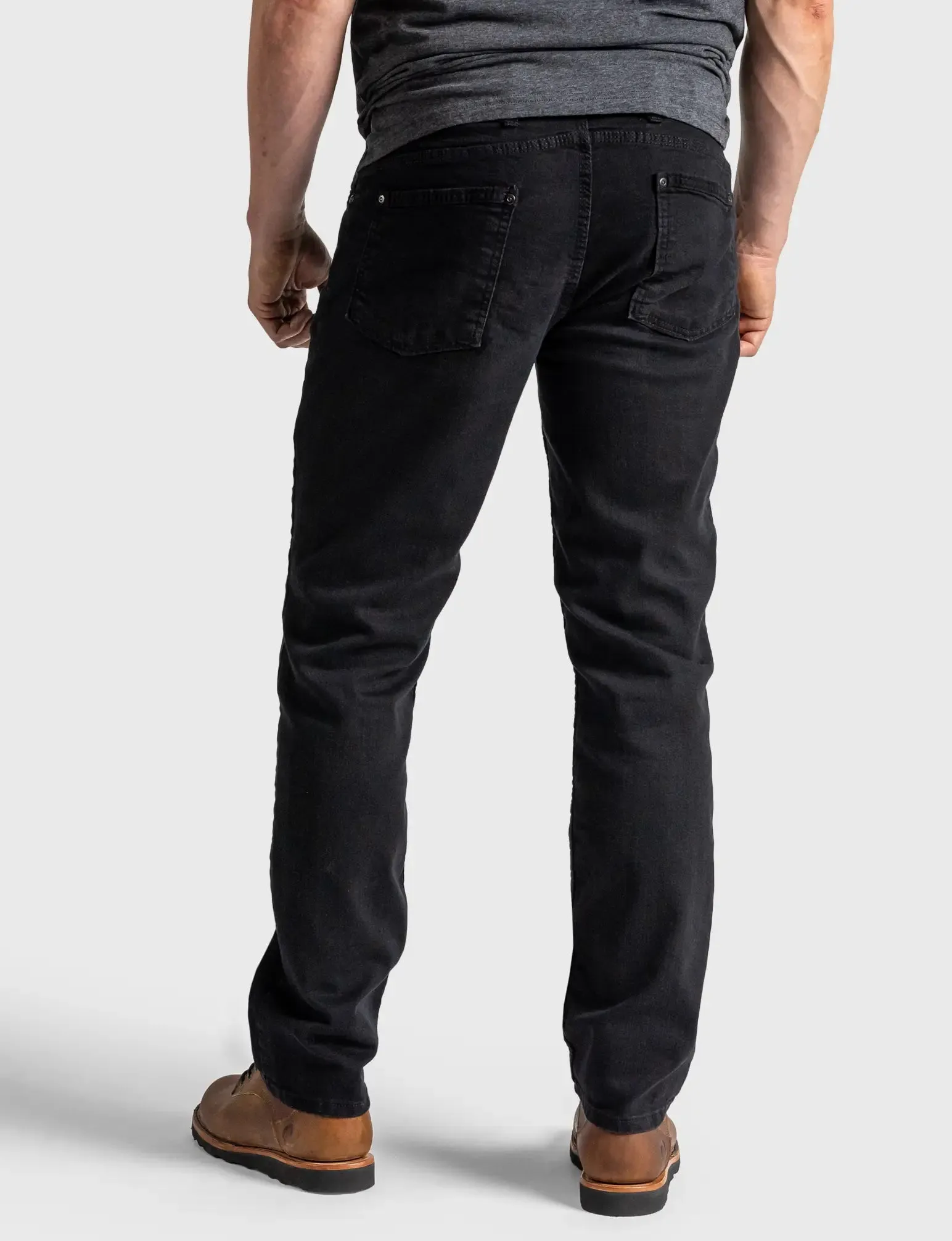 DELTA FLEX JEANS - STRAIGHT - BLACK