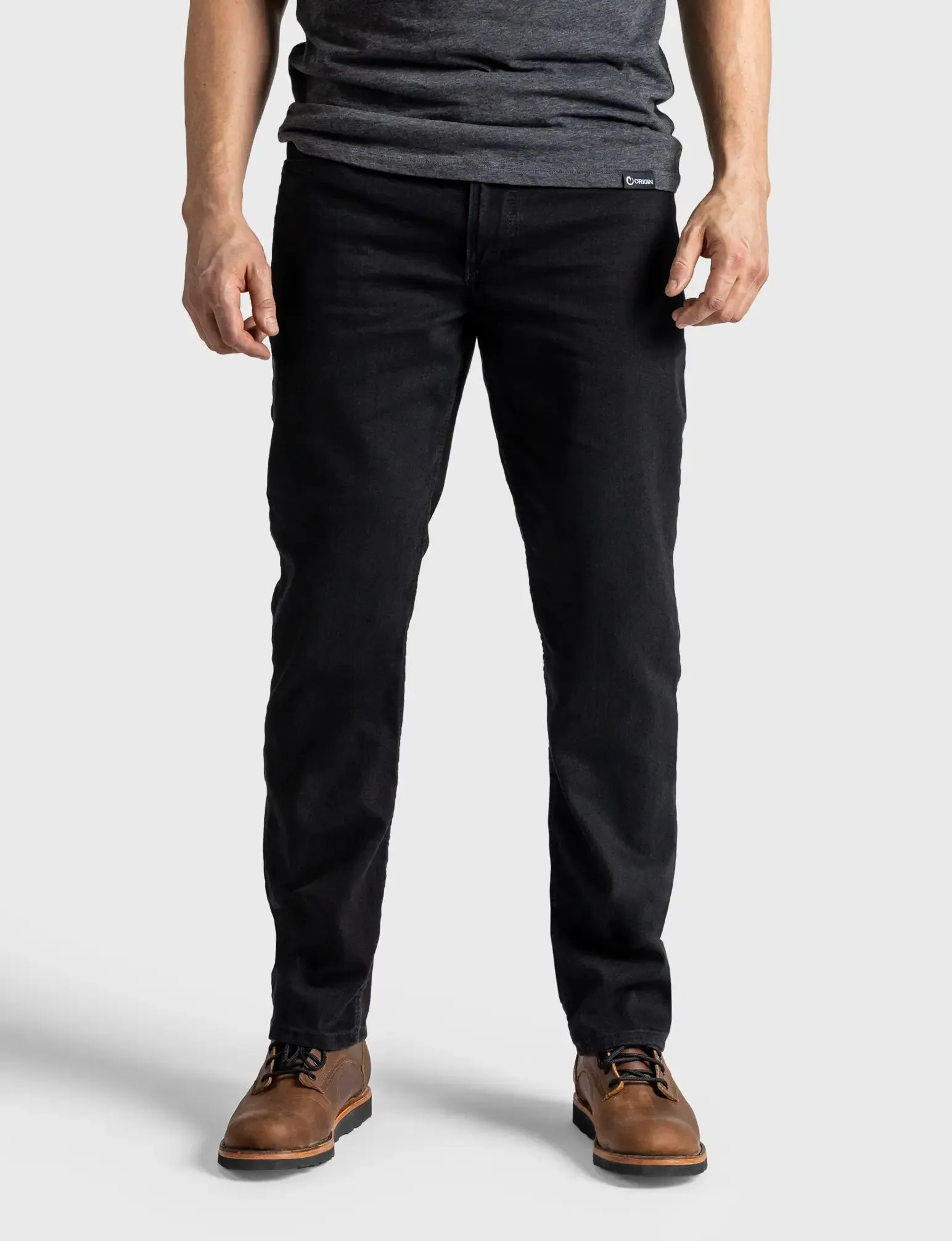 DELTA FLEX JEANS - STRAIGHT - BLACK