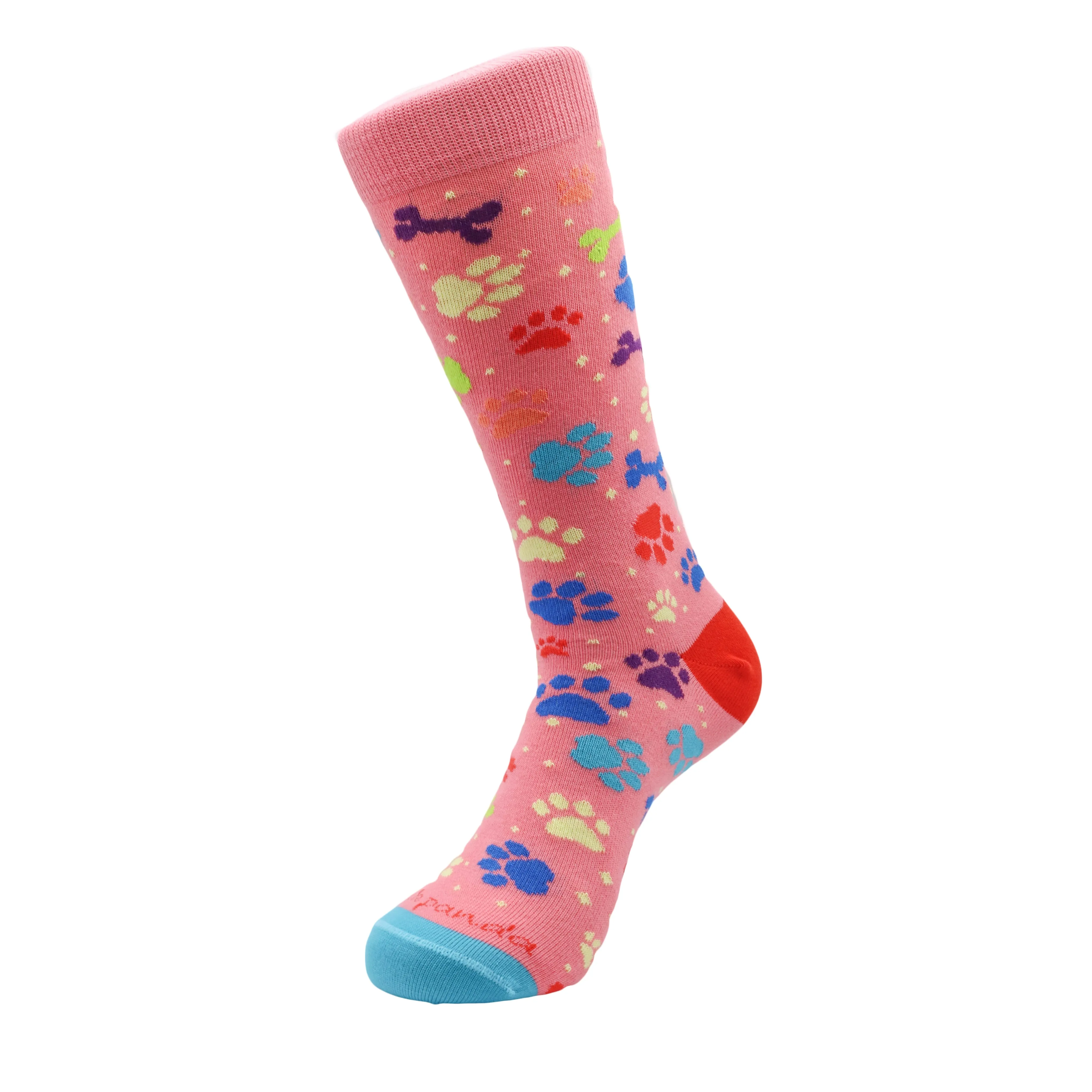 Dog Paws and Bones Patterned Socks from the Sock Panda