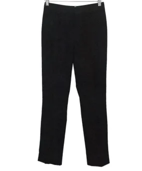 Dolce & Gabbana Black Wool Pants w/ Satin Trim sz 4