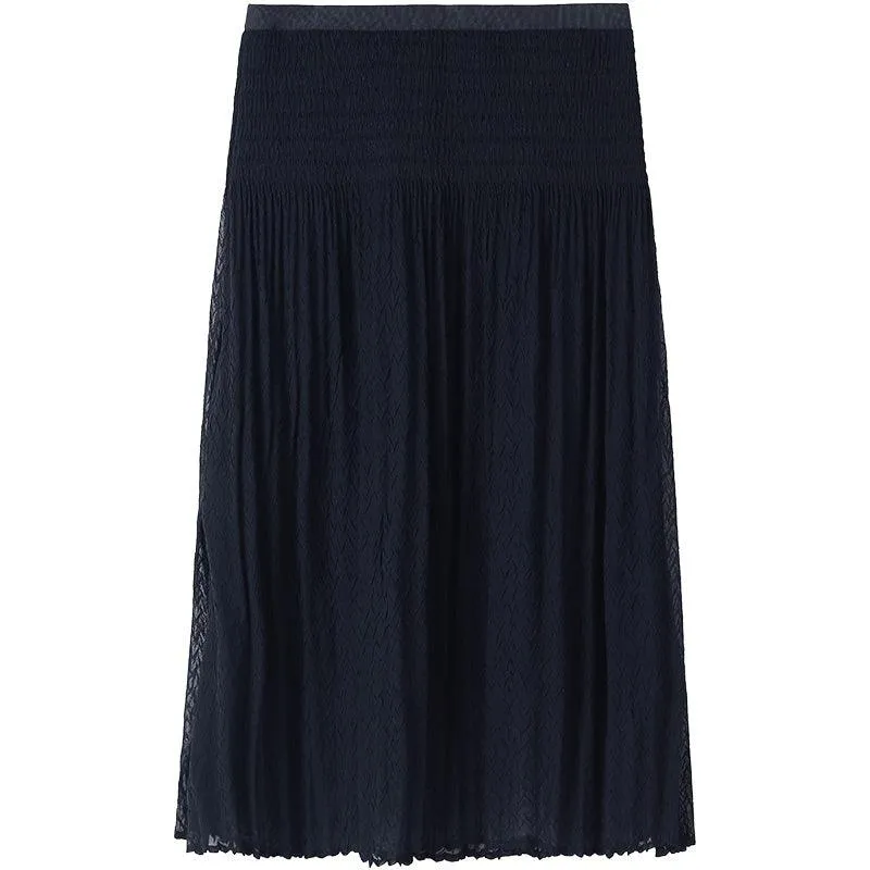 Double-Layer Hand-Pleated Skirt