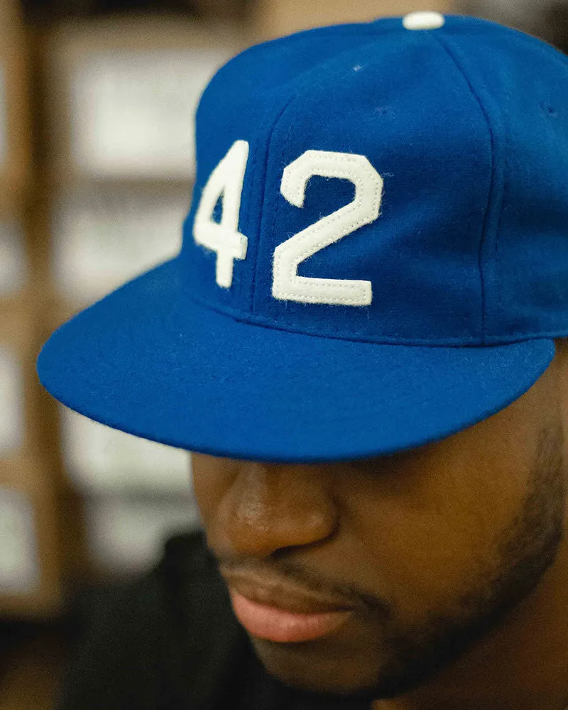 Ebbets Field Flannels Jackie Robinson Day Commemorative Wool Ballcap - Blue