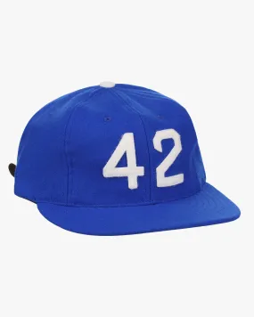 Ebbets Field Flannels Jackie Robinson Day Commemorative Wool Ballcap - Blue