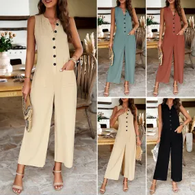 Elegant and simple Colorful Jumpsuit