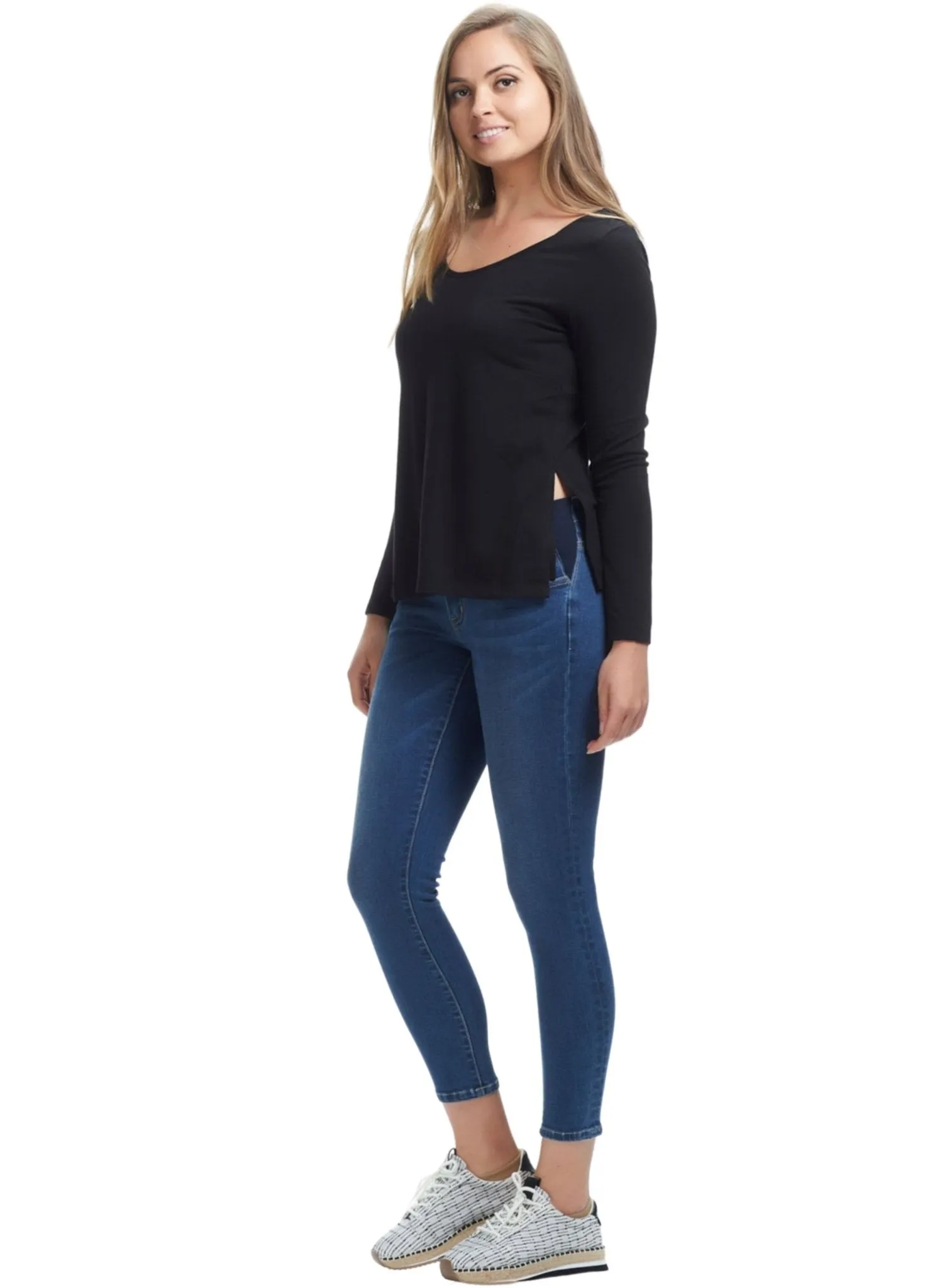 Esme Skinny Crop Maternity ِJeans