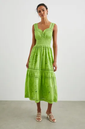 FAWN DRESS - ISLAND GREEN