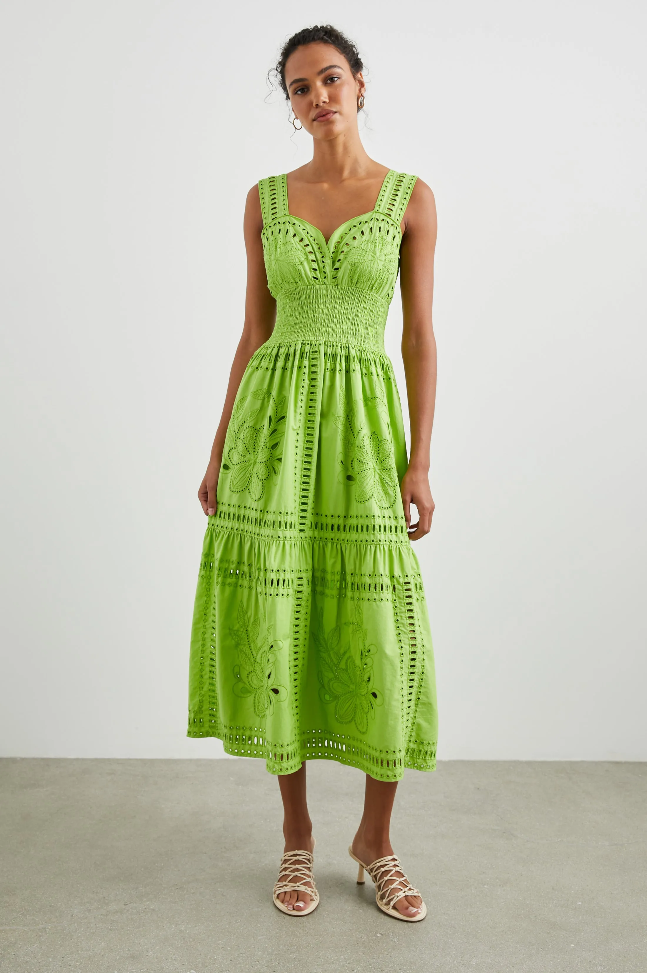 FAWN DRESS - ISLAND GREEN