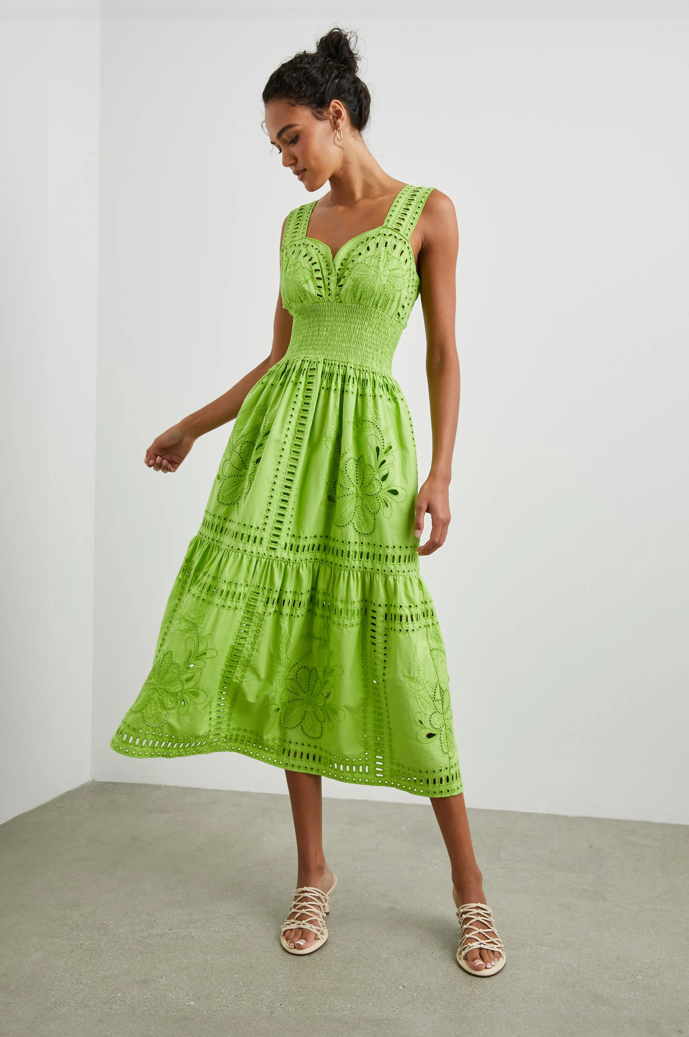 FAWN DRESS - ISLAND GREEN