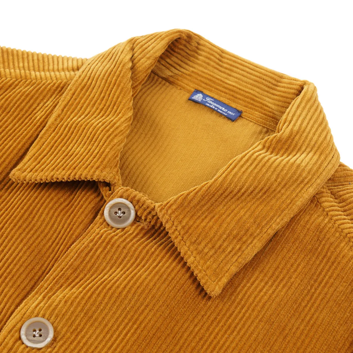 Finamore Relaxed-Fit Casual Corduroy Jacket