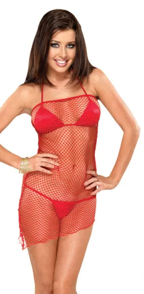 Fishnet Fetish Tube Dress