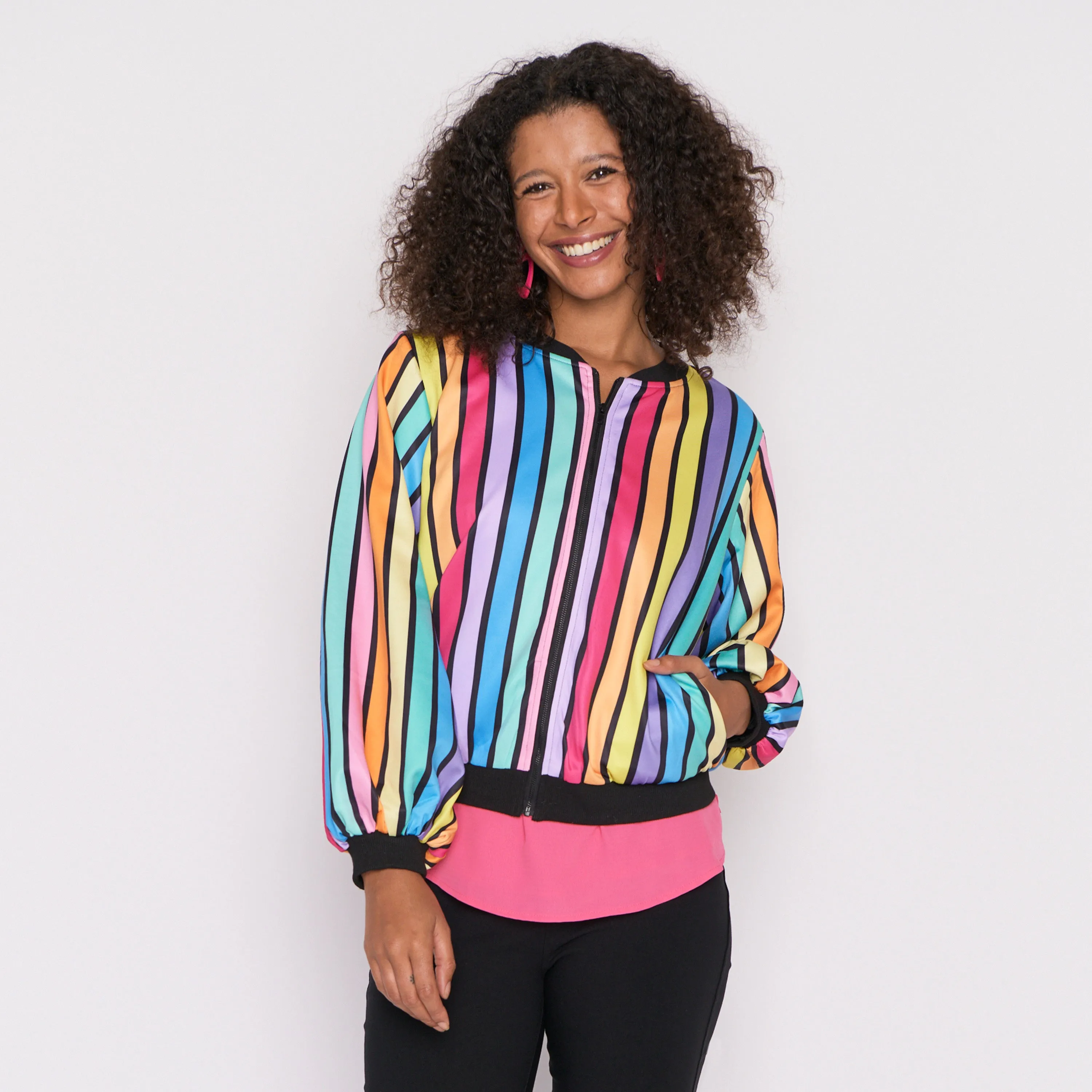 Flashy LPD Black Stripe Bomber