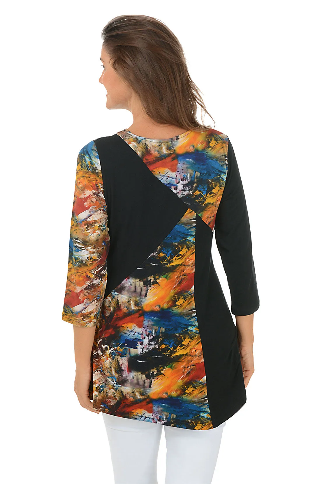 Flynn Diagonal Patchwork Tunic