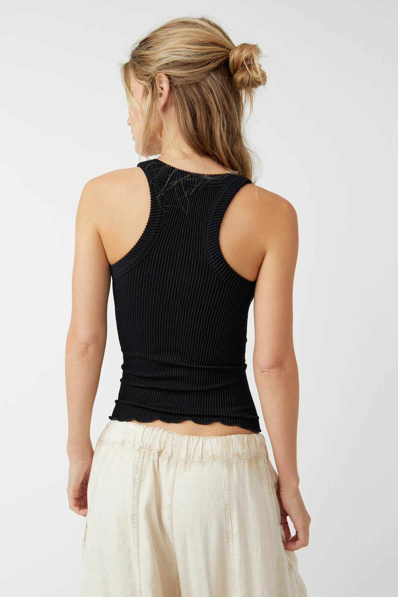 Free People Ribbed Seamless Tank