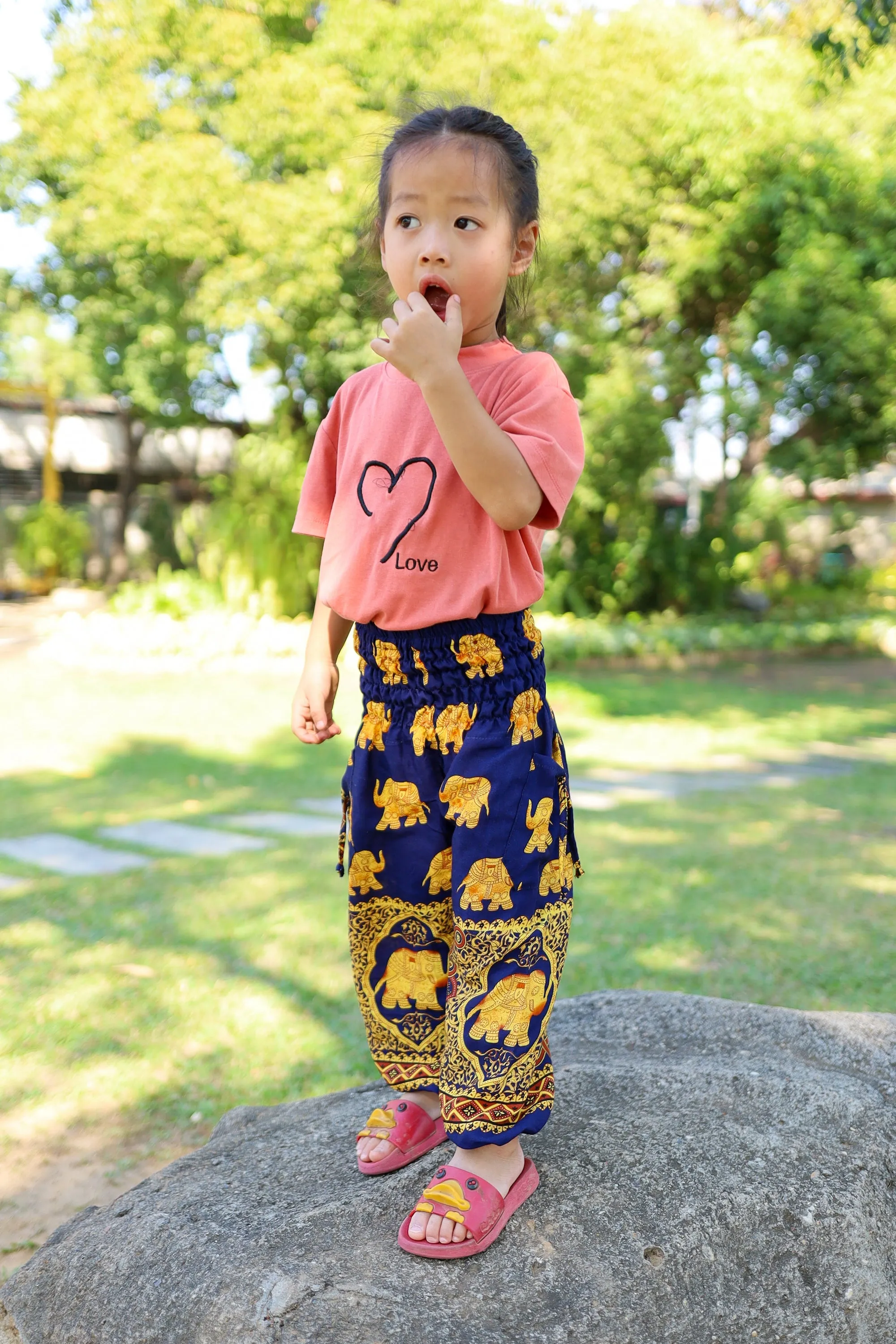 GOLD ELEPHANT KIDS HAREM PANTS